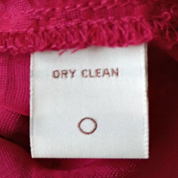 C.L.O.T.H.E.S. Vintage Red Velvet Burnout Sheer Floral Button Up Blouse L Whimsy - Picture 6 of 6